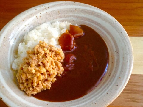 納豆生姜カレー♪